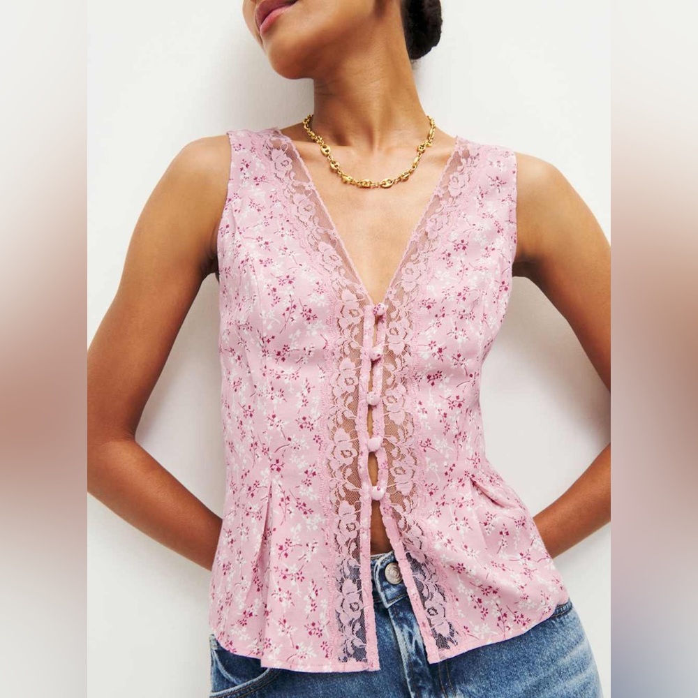 Reformation Cristina top